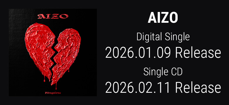 「AIZO」Digital Single 2026.01.09 Release / Single CD 2026.02.11 Release